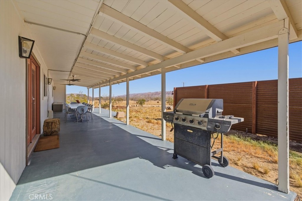 63434 2 Mile Road Joshua Tree, CA 92252 - Photo 32 of 48 COVERED DECK AREA