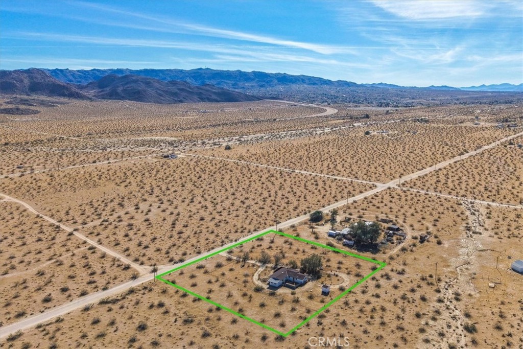 63434 2 Mile Road Joshua Tree, CA 92252 - Photo 43 of 48 AERIAL SHOT SOUTH WEST