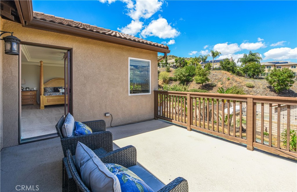 8578 Hunt Canyon Road Corona, CA 92883 - Photo 37 of 75 Primary Suite Balcony
