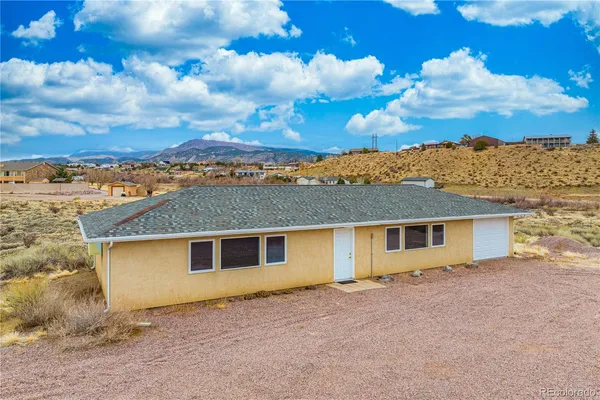 front view of a house with a house
