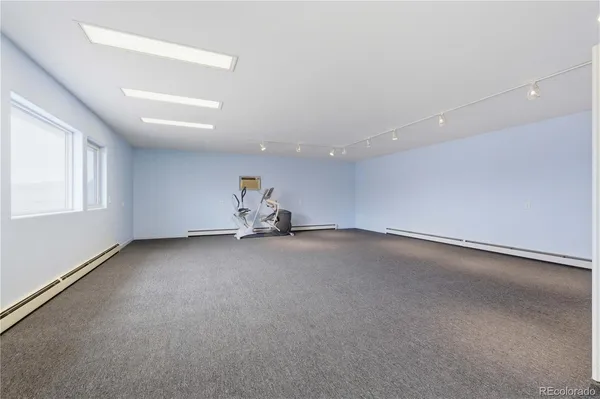 a view of a room and window