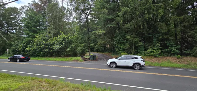a car parked on the side of the road