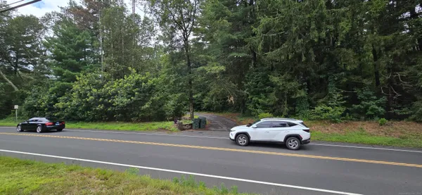 a car parked on the side of the road