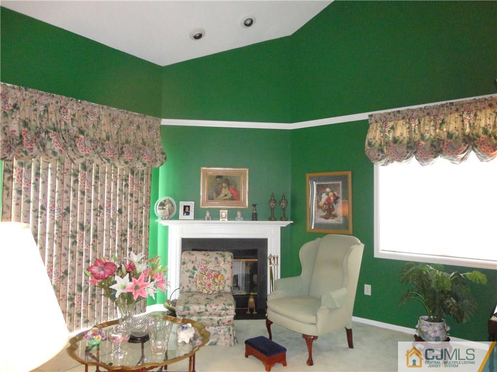 29 Winthrop Road Monroe Township, NJ 08831 - Photo 10 of 25 a living room with furniture and a fireplace