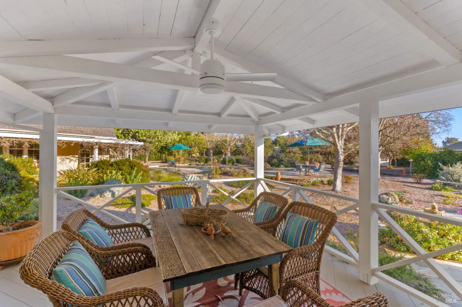 1245 Castle Road Sonoma, CA 95476 - Photo 23 of 48 a view of a patio with lawn chairs