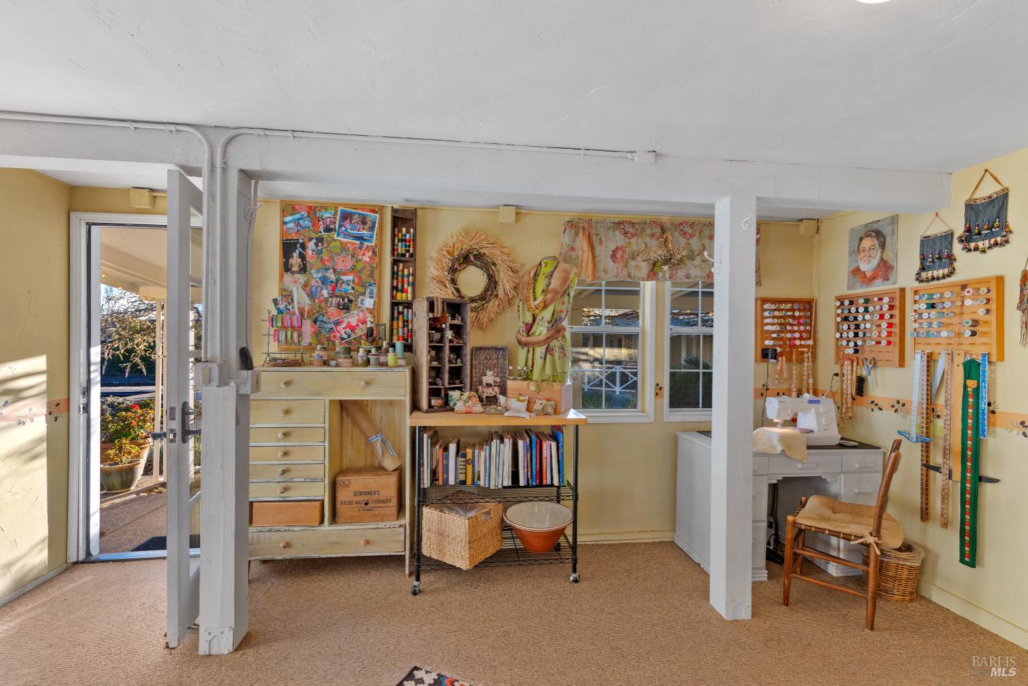1245 Castle Road Sonoma, CA 95476 - Photo 28 of 48 a view of a bedroom with furniture and windows