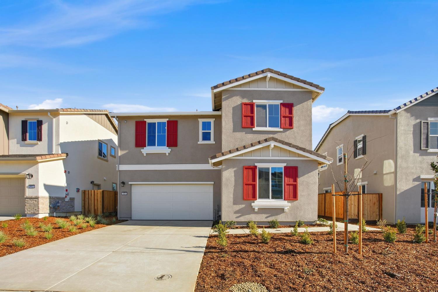 a front view of house with yard