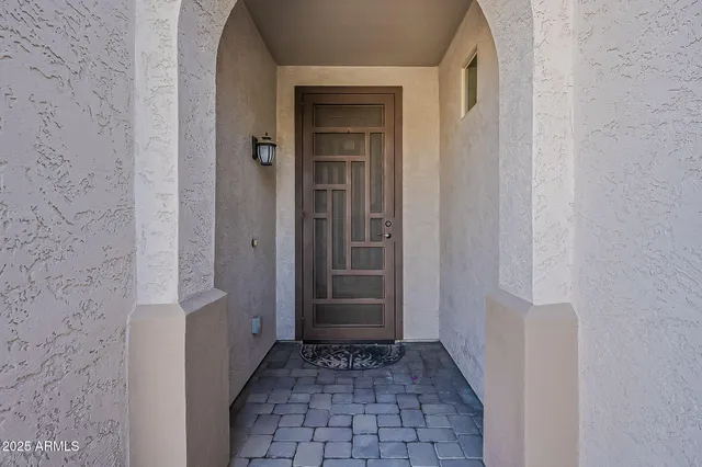 a view of front door