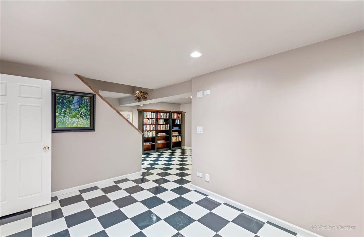 245 Perth Road Cary, IL 60013 - Photo 40 of 61 a view of a black and white checkered floor