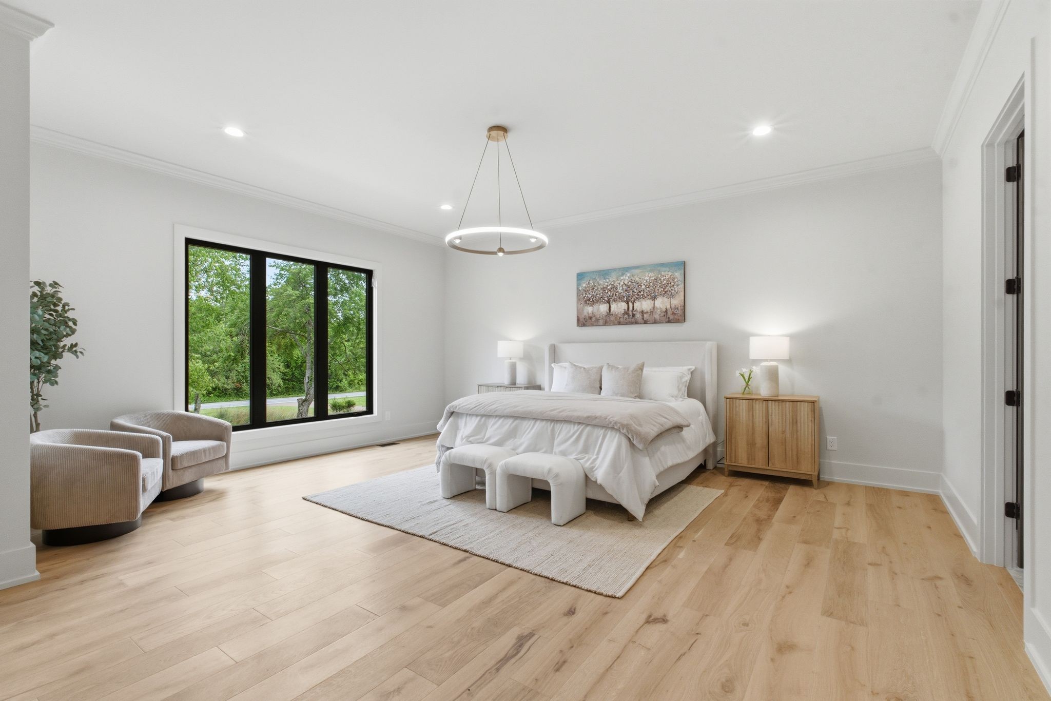 1002 Waller Road Brentwood, TN 37027 - Photo 24 of 54 a spacious bedroom with a bed and a large window