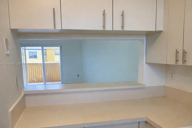 a view of empty room