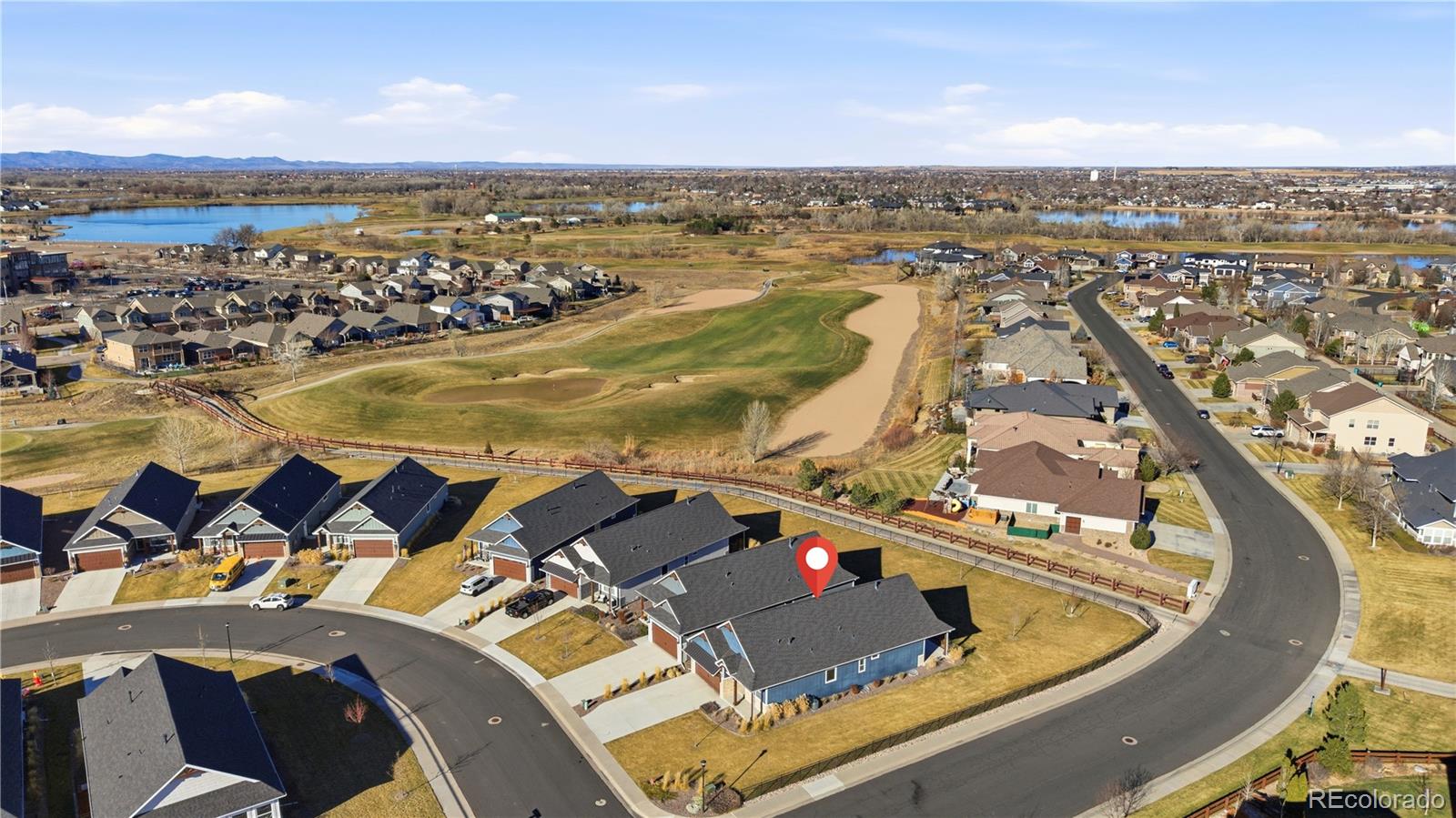 1908 Tidewater Lane Windsor, CO 80550 - Photo 37 of 41 an aerial view of residential houses with outdoor space