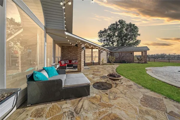 a view of outdoor space yard deck patio and outdoor kitchen