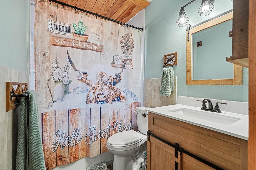 557 Flame Tree Drive Apollo Beach, FL 33572 - Photo 19 of 31 a bathroom with a sink and toilet