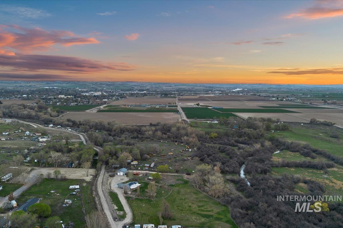 2417 Patch Ditch Road Homedale, ID 83628 - Photo 44 of 50 Aerial view at dusk of a view of rural / pastoral area
