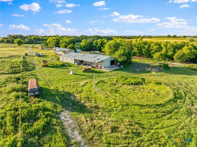 a view of a lake with a city
