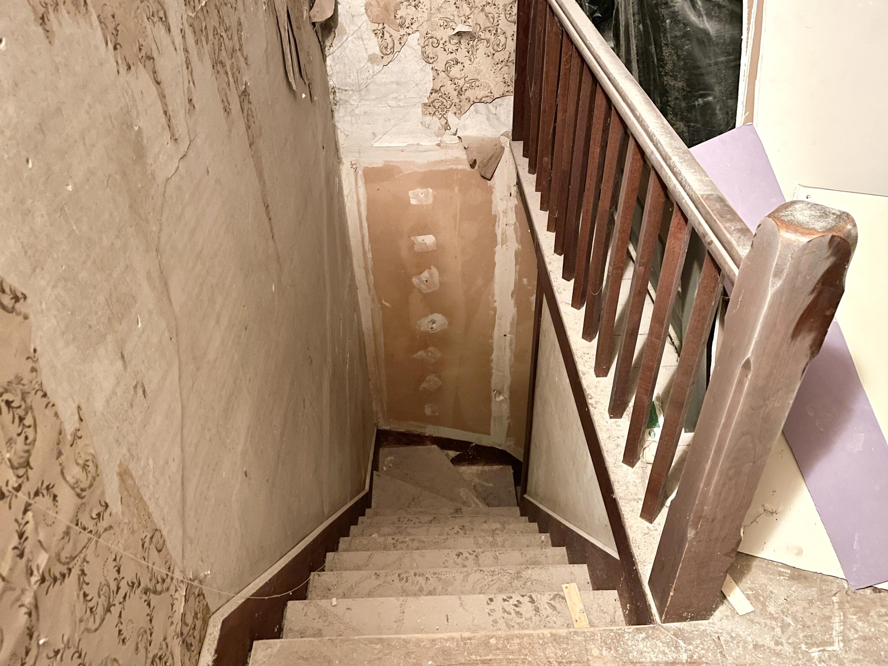 728 Sebec Village Road Sebec, ME 04481 - Photo 45 of 55 Back stairs