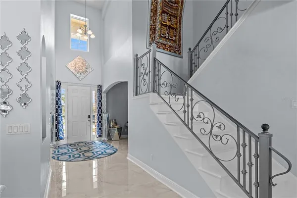 a view of entryway and hall