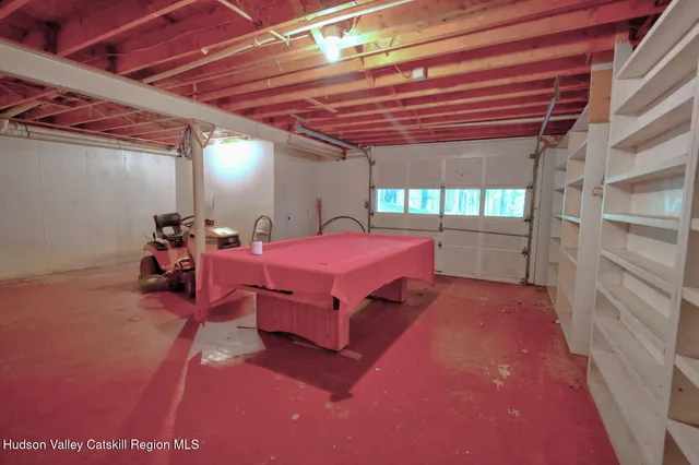 a view of a city with mountains in the background