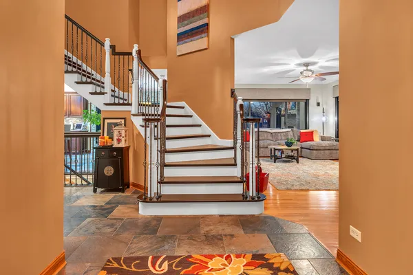 a view of entryway and hall