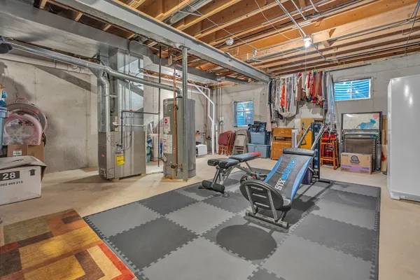 a view of yard with outdoor seating