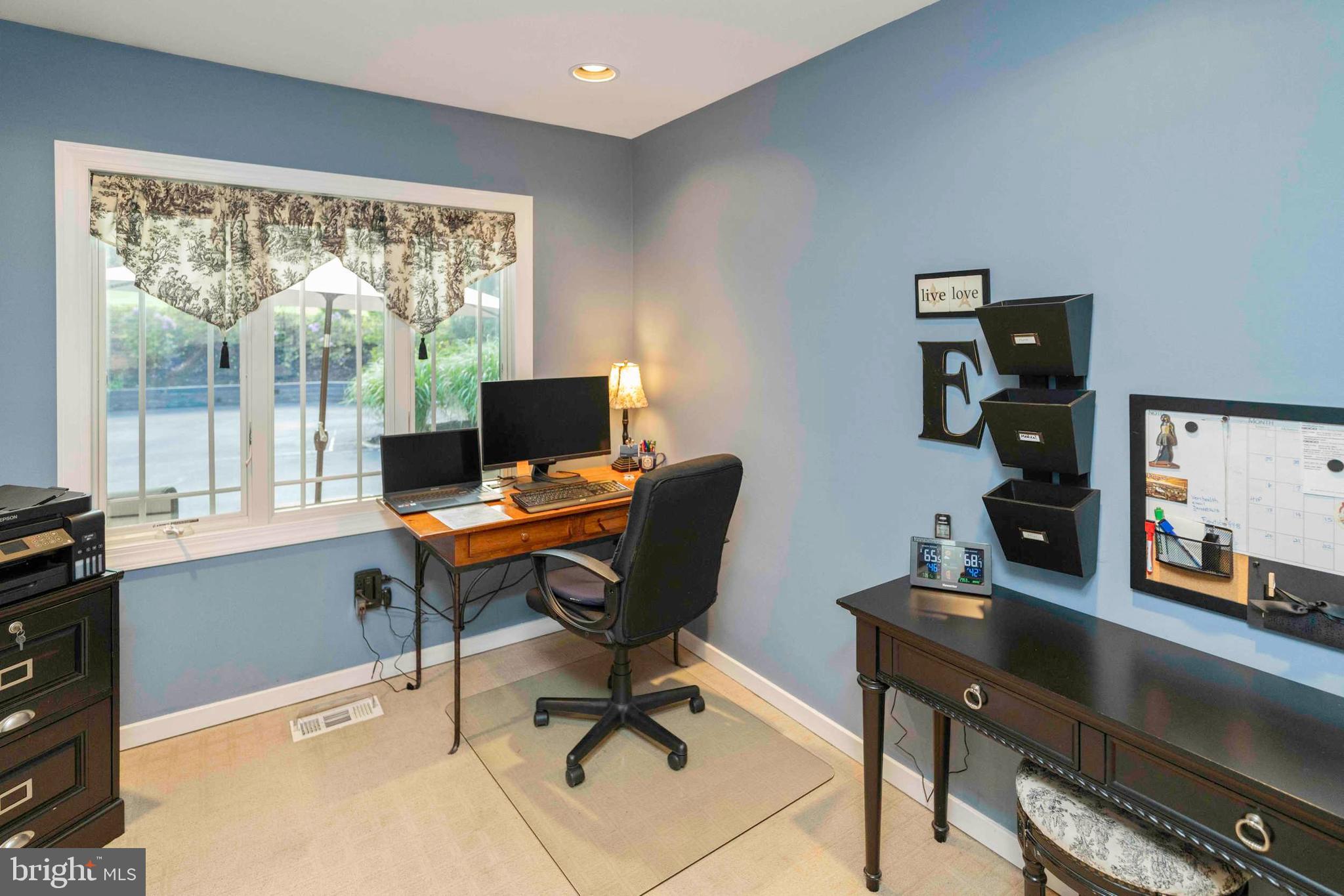 3097 Mill Road Doylestown, PA 18902 - Photo 46 of 115 a view of a workspace with furniture and a window