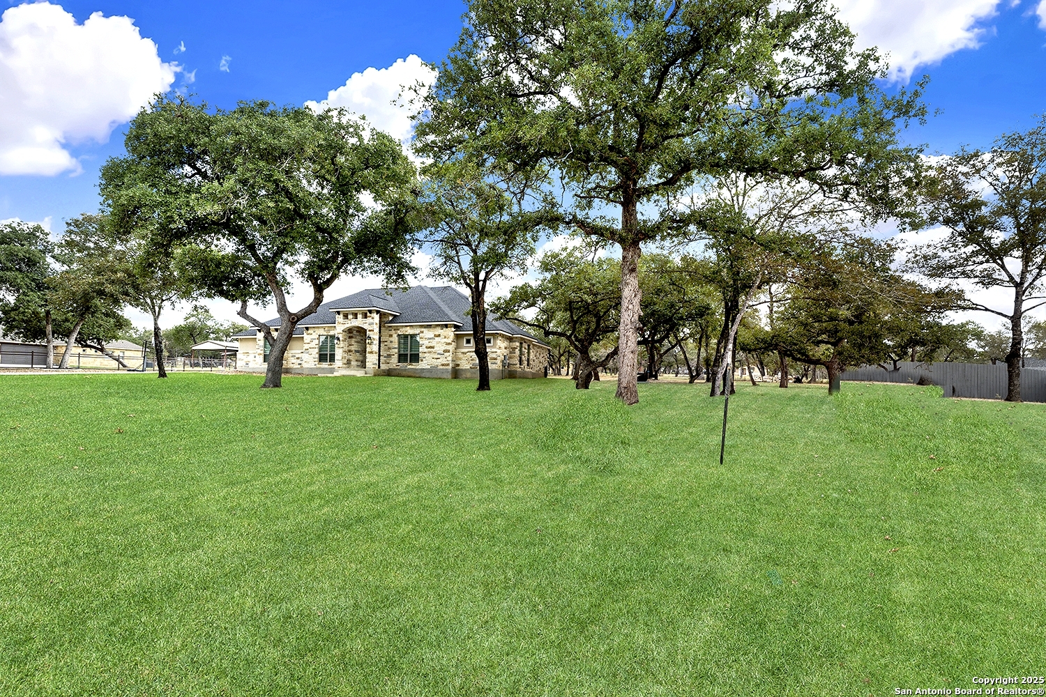 173 Hidden Pond Adkins, TX 78101 - Photo 36 of 40 a view of house with backyard
