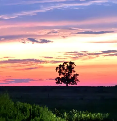 a view of a ocean with a building