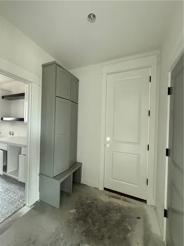 a view of an empty room