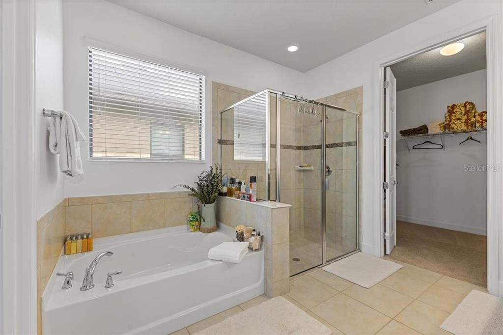 7180 Beek Street Windermere, FL 34786 - Photo 13 of 33 a bathroom with a bathtub and a shower