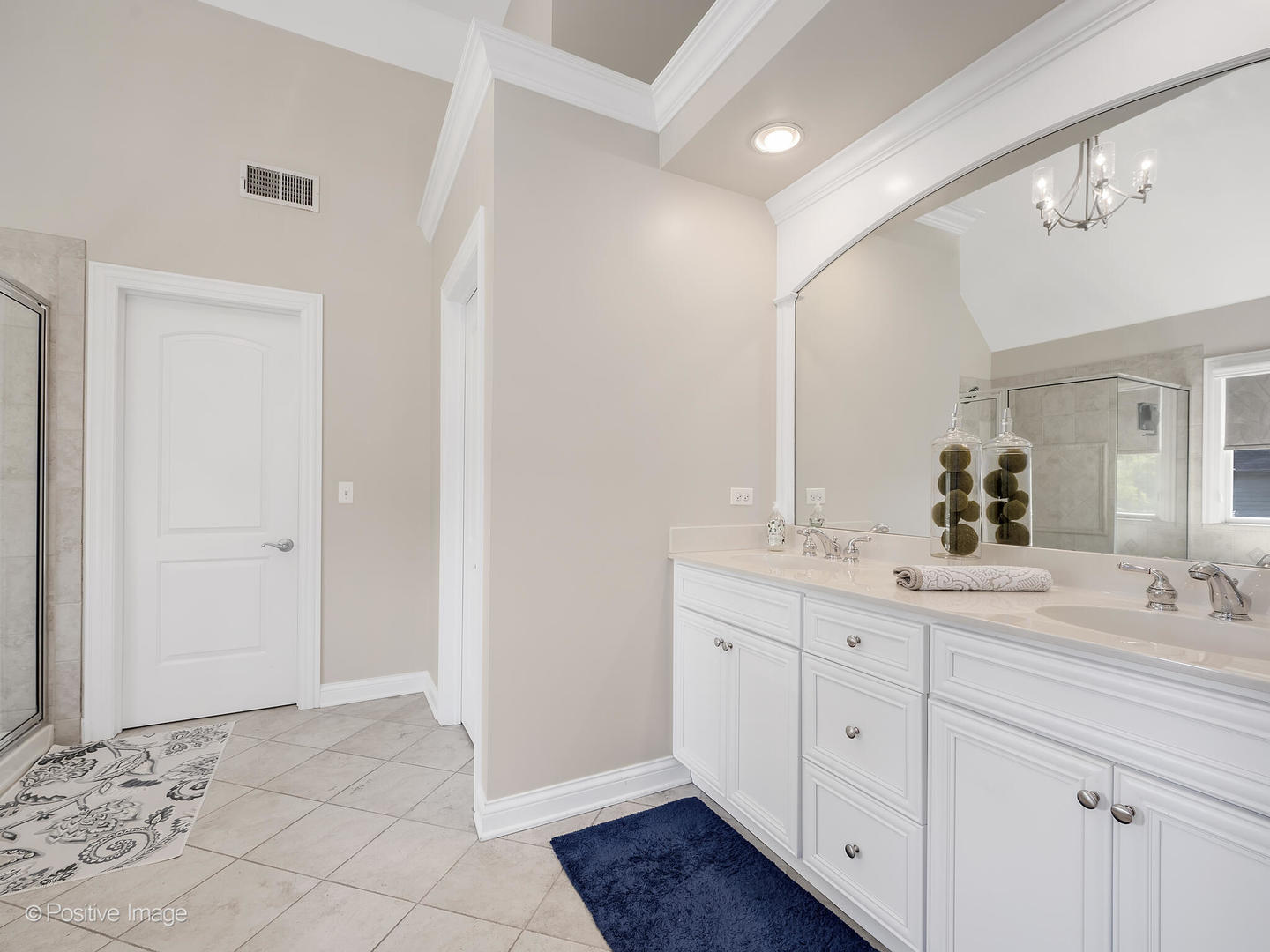 39-w740 Walt Whitman Road St. Charles, IL 60175 - Photo 20 of 39 a spacious bathroom with a double vanity sink a mirror and a