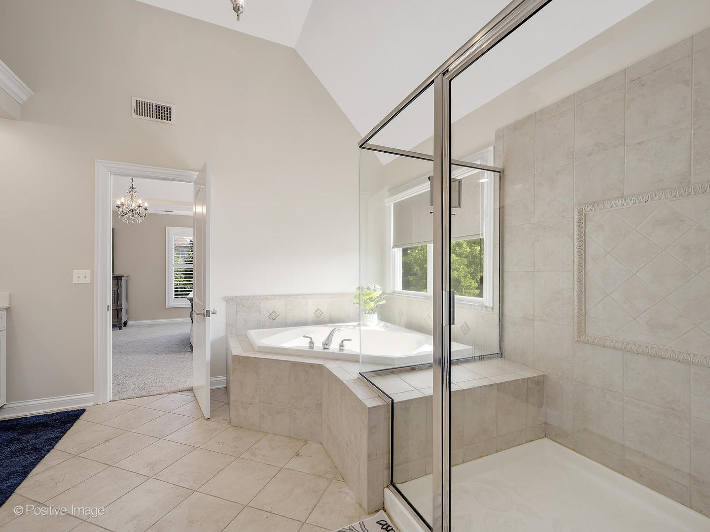 39-w740 Walt Whitman Road St. Charles, IL 60175 - Photo 21 of 39 a spacious bathroom with a tub shower and mirror