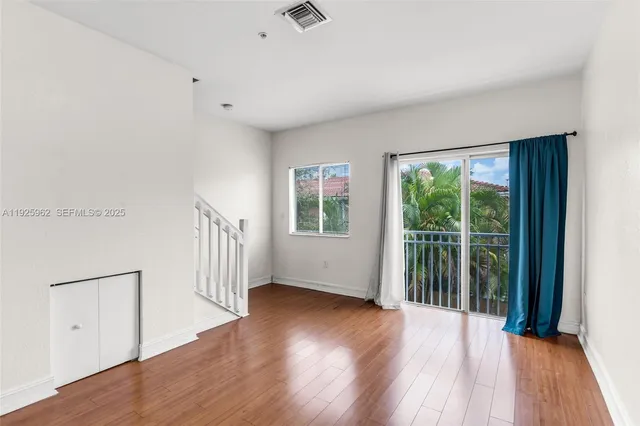 wooden floor in a room