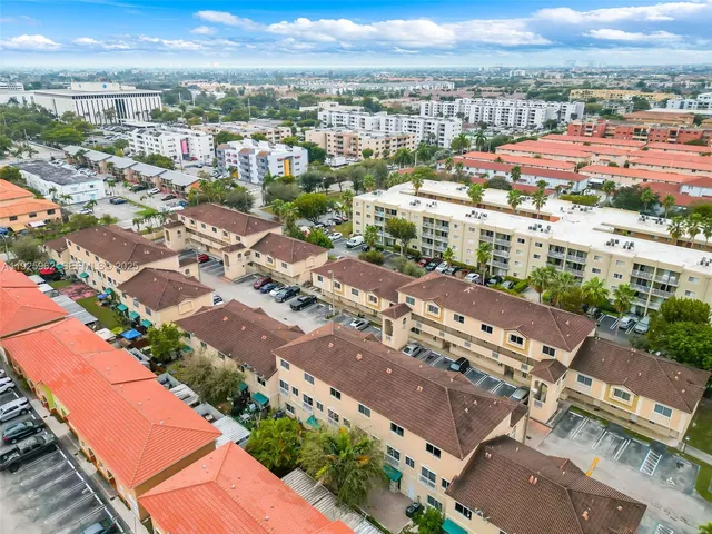 an aerial view of city