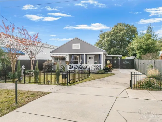 a picture of a bench in front of a door