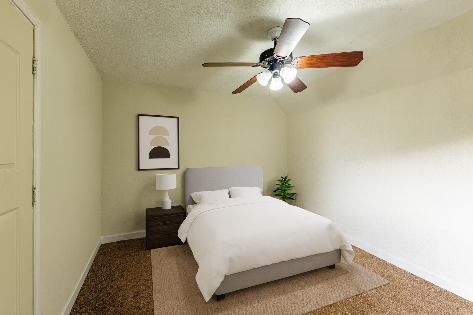 2318 Gideon Avenue Zion, IL 60099 - Photo 18 of 30 a bedroom with a bed and a painting on the wall