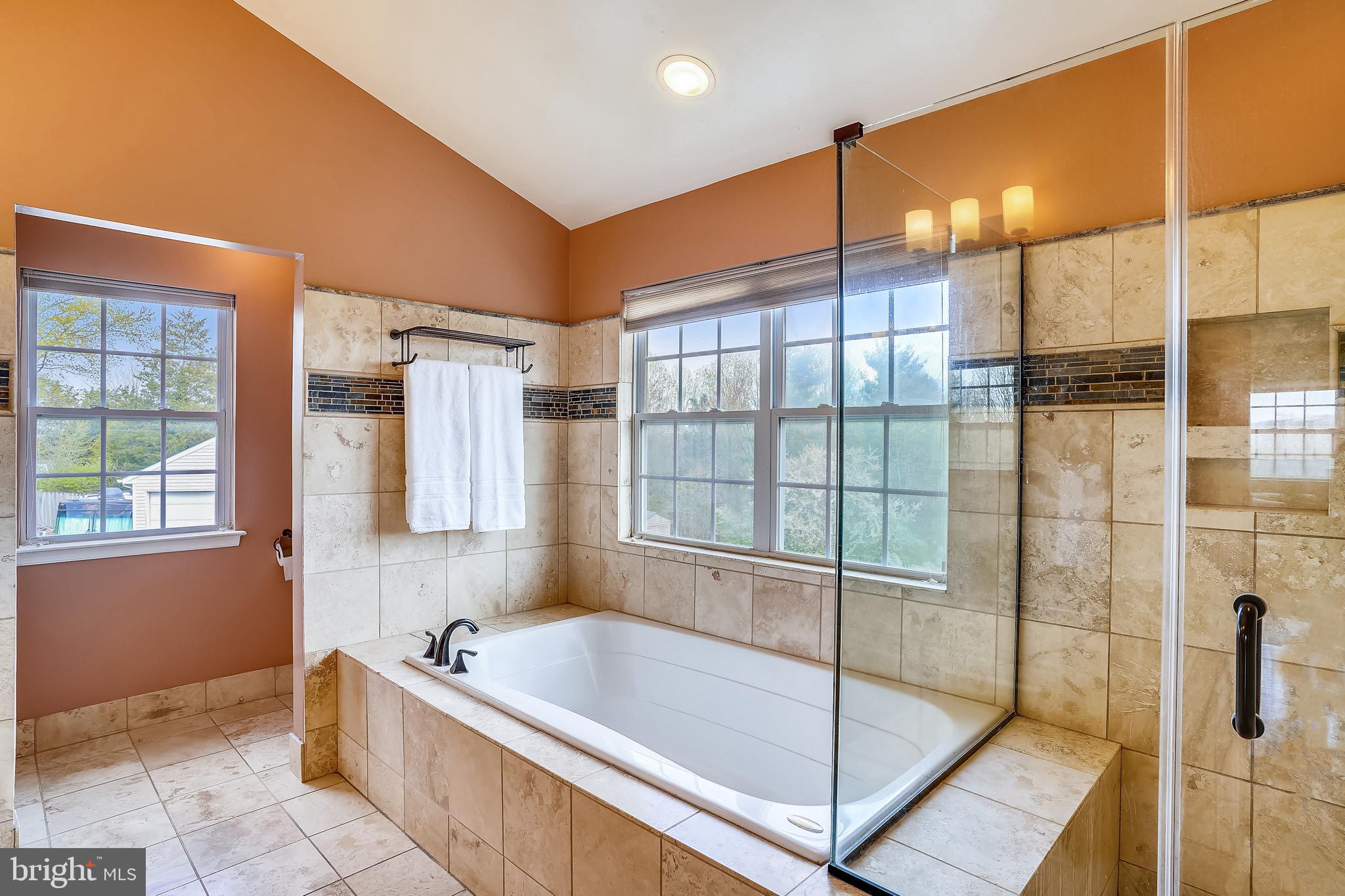 23907 Old Hundred Road Dickerson, MD 20842 - Photo 43 of 126 Separate Soaking Tub & Walk-in Shower