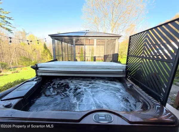 a backyard of a house