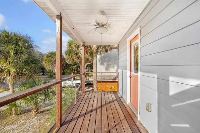 a view of balcony with chairs