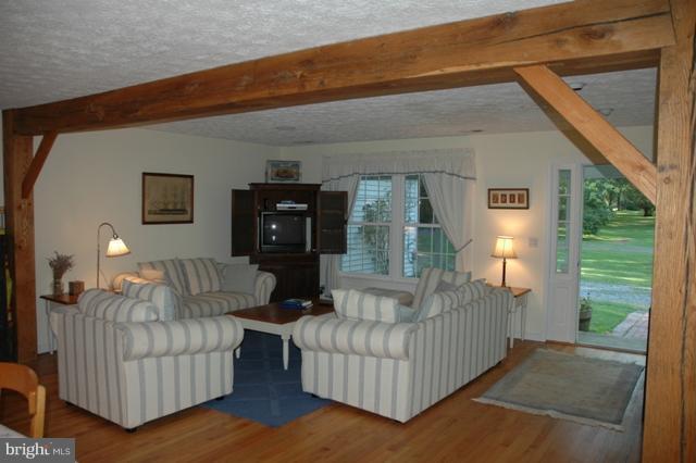 24611 Long Haul Road St. Michaels, MD 21663 - Photo 9 of 16 a living room with furniture and a fireplace