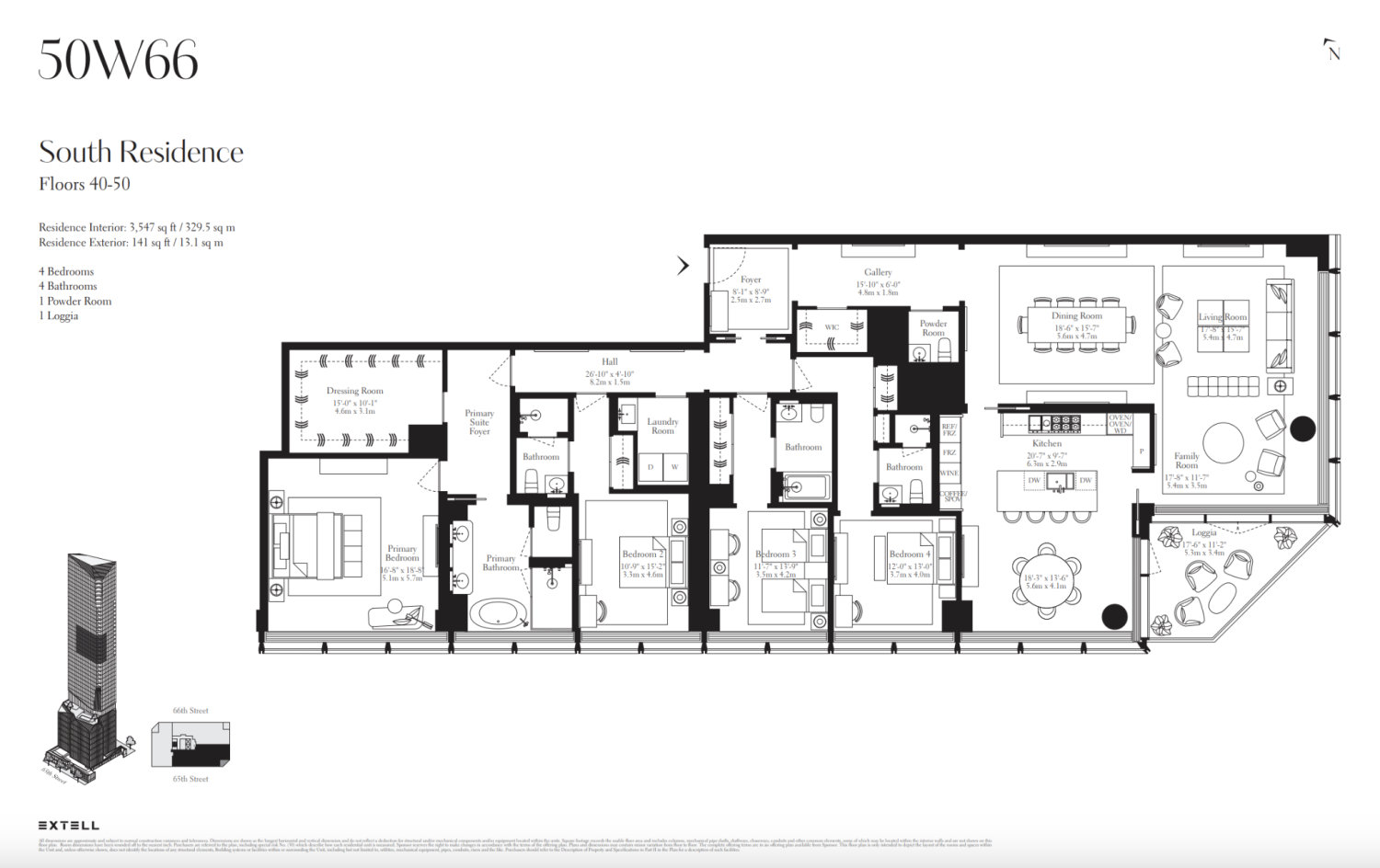 50 West 66th Street, Unit 43S Manhattan, NY 10023 - Photo 34 of 34 a picture of a black and white photo