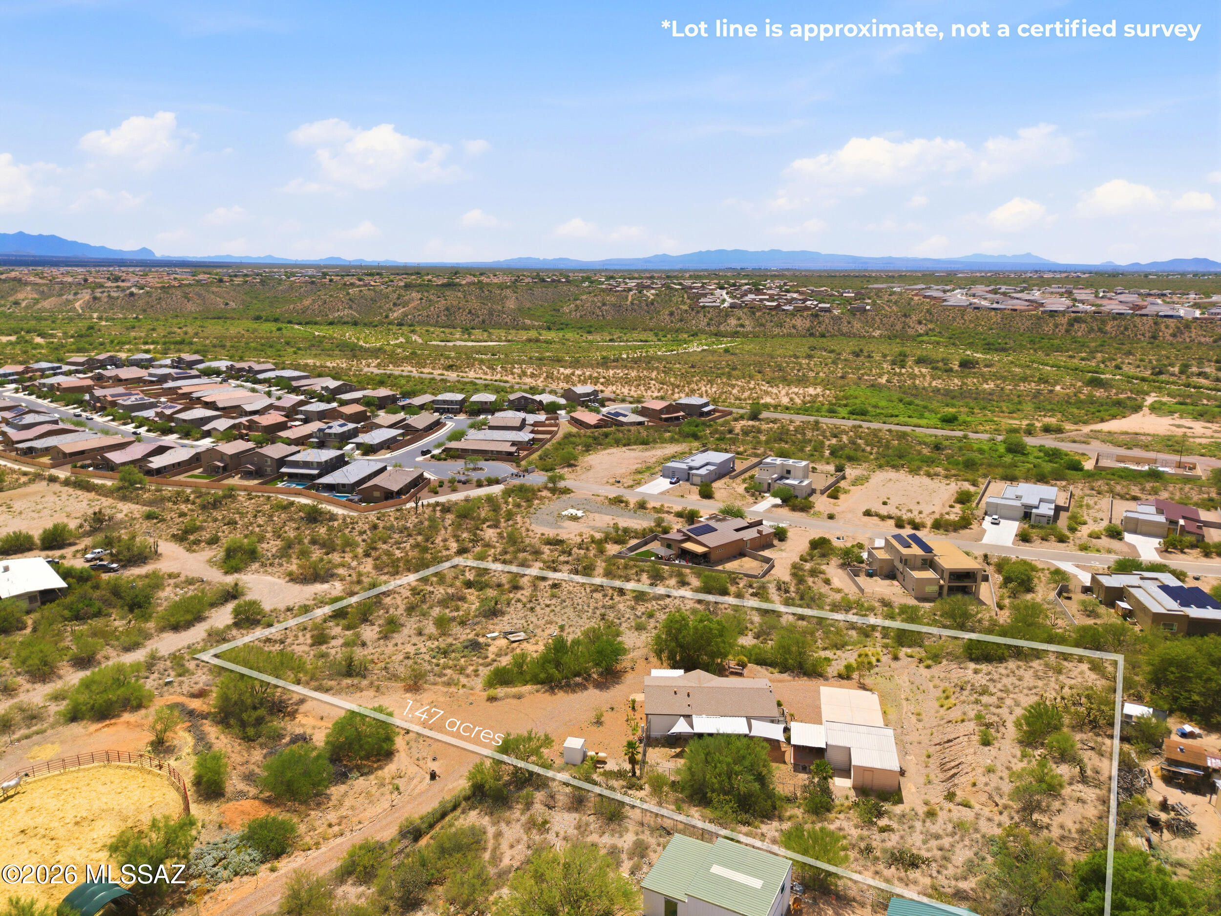 13311 East Rex Molly Road Vail, AZ 85641 - Photo 39 of 41 LotLine