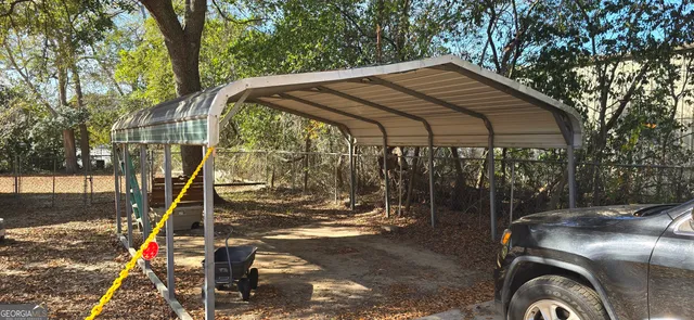 a view of outdoor space and deck