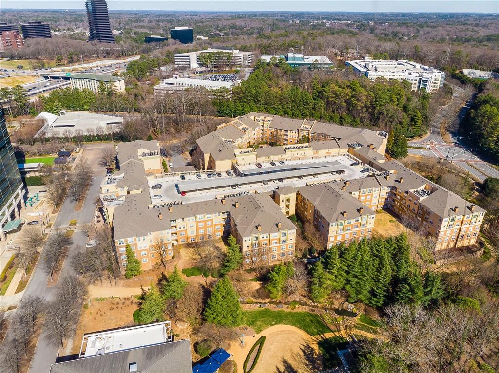 10 Perimeter Summit Boulevard, Unit 4113 Brookhaven, GA 30319 - Photo 48 of 53 an aerial view of residential houses with outdoor space