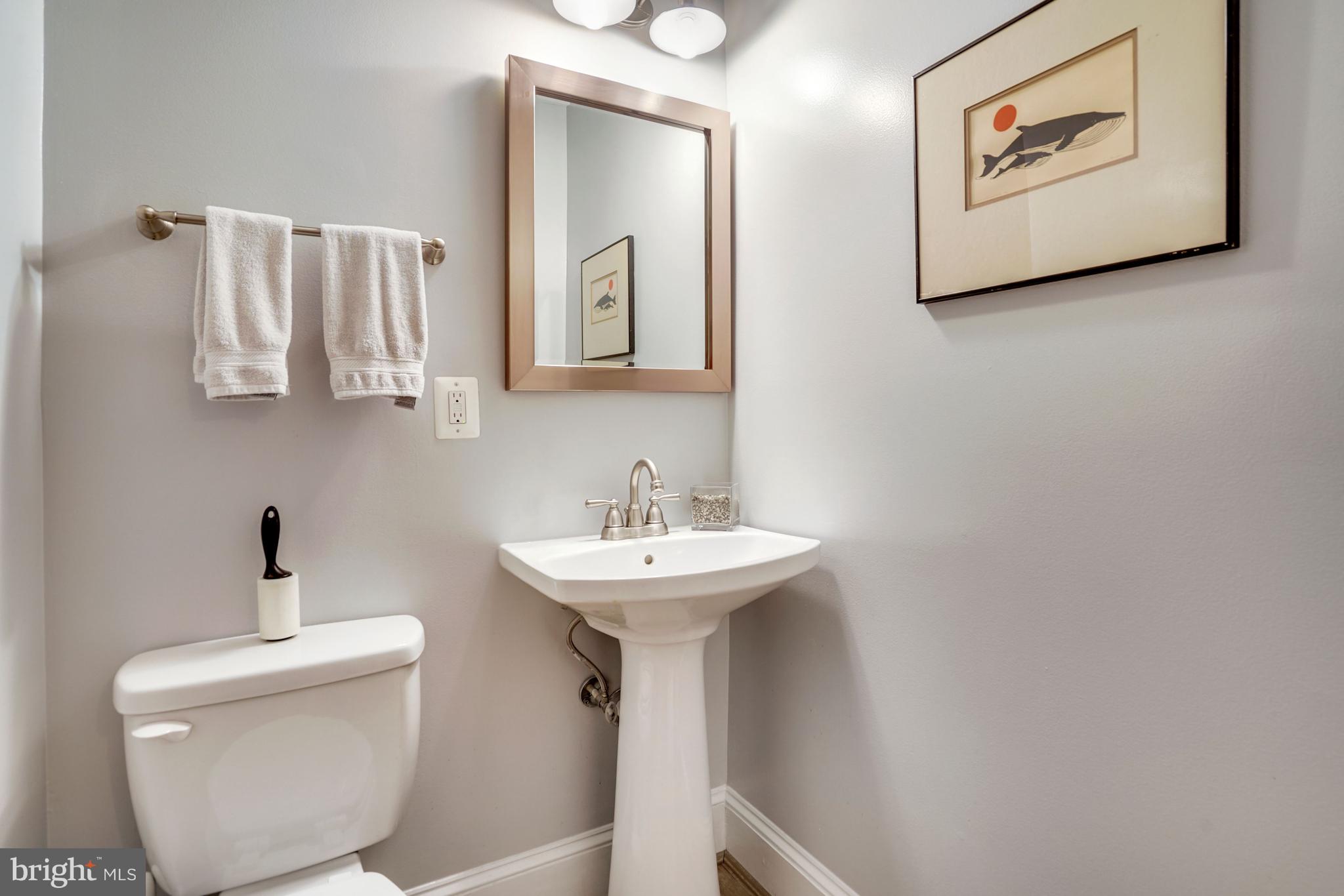 1822 Irving Street Northwest Washington, DC 20010 - Photo 11 of 23 Main Level Powder Room