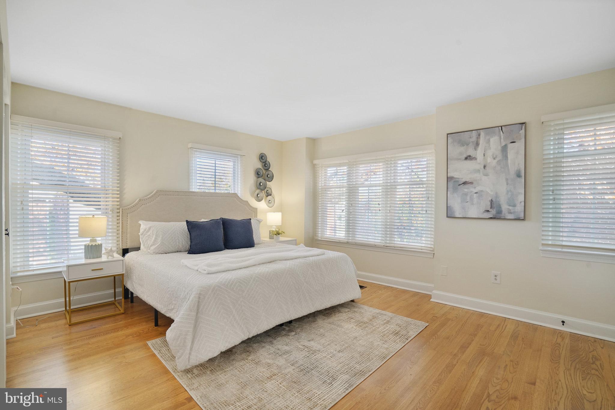 3135 14th Street South Arlington, VA 22204 - Photo 24 of 53 a bedroom with a large bed and a window