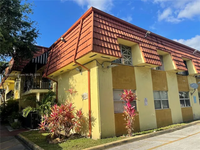 a front view of a building