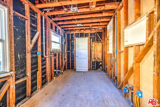 a view of front door of house