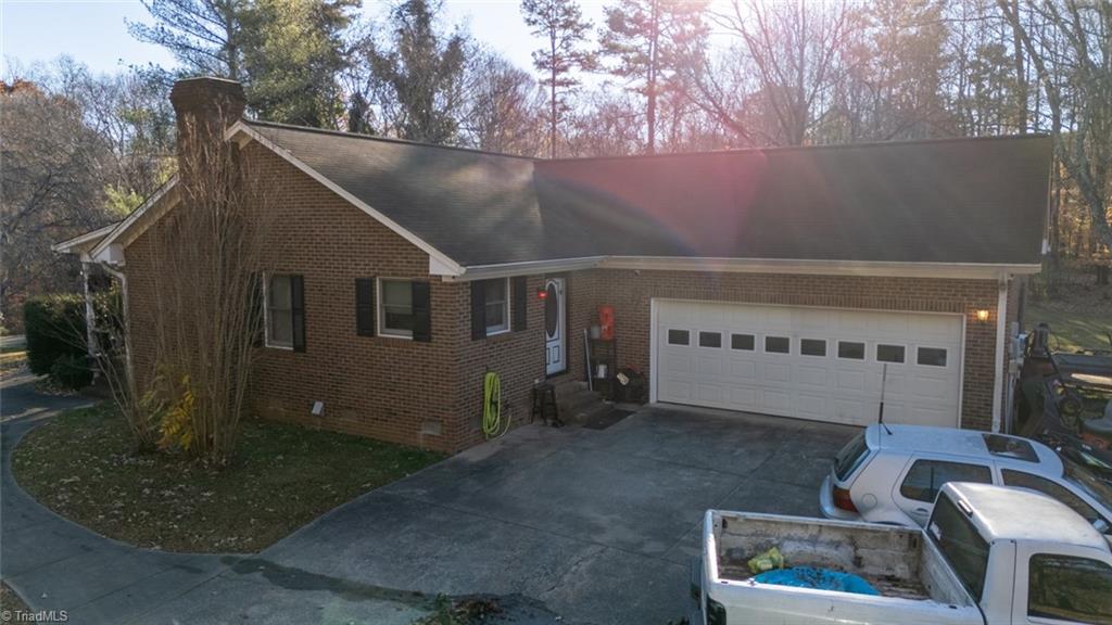 Side View from Driveway