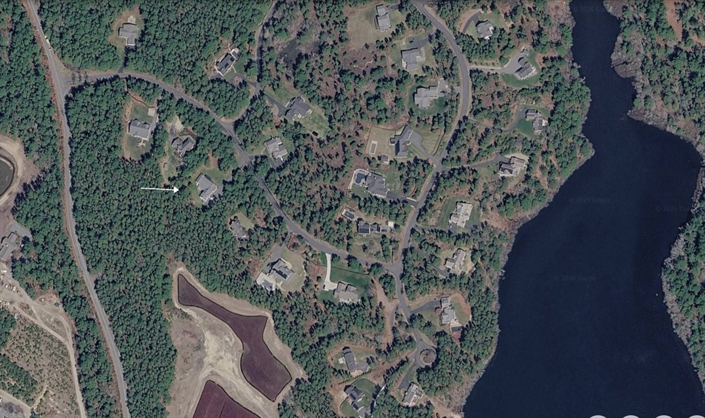 7 Crane Landing Road Wareham, MA 02571 - Photo 37 of 40 an aerial view of a house with a yard